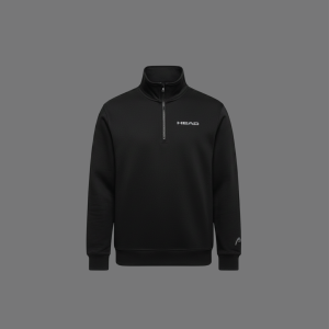 Men's Terry Half Zipper High Neck Sweatshirt