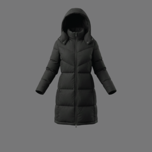 Women's Outerwear Long Padded Jacket