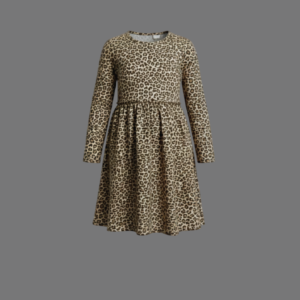 Girl's Long Sleeve Knitted Dress
