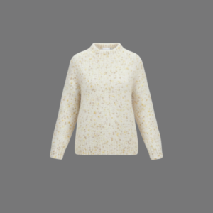 Women's Knitted Speckled Sweater