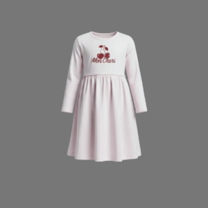 Girl's Long Sleeve Knitted Dress