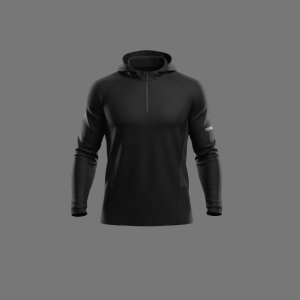 Men's Activewear Half Zip Spandex Hoodie