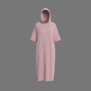 Women's Outerwear Sleeveless Long Hoddie Dress
