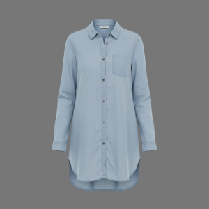 Women's Denim Long Shirt