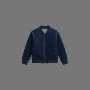 Boy's Bomber Denim Jacket