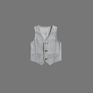 Girl's Denim Vest